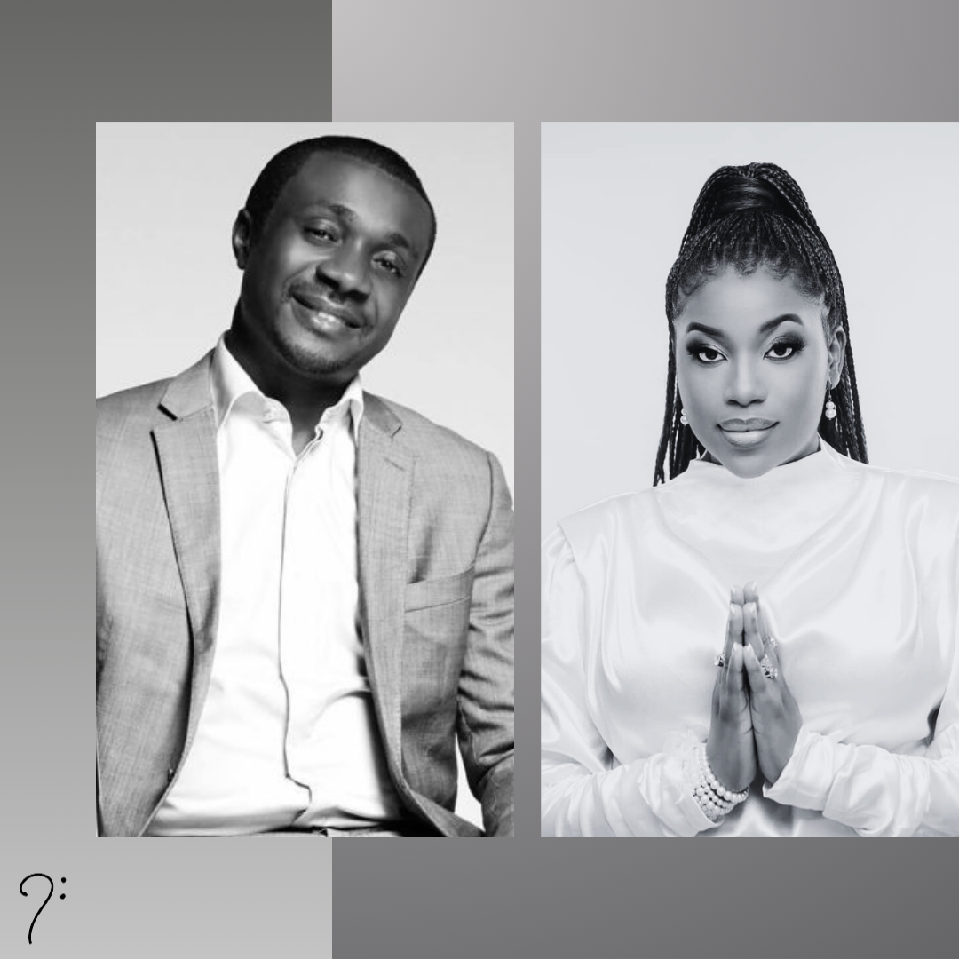 A collage of Nathaniel Bassey and Eno Michael by Whatlyrics.com